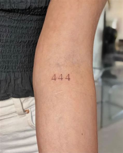 Understanding The 444 Tattoo: Origin, Significance, And Who。